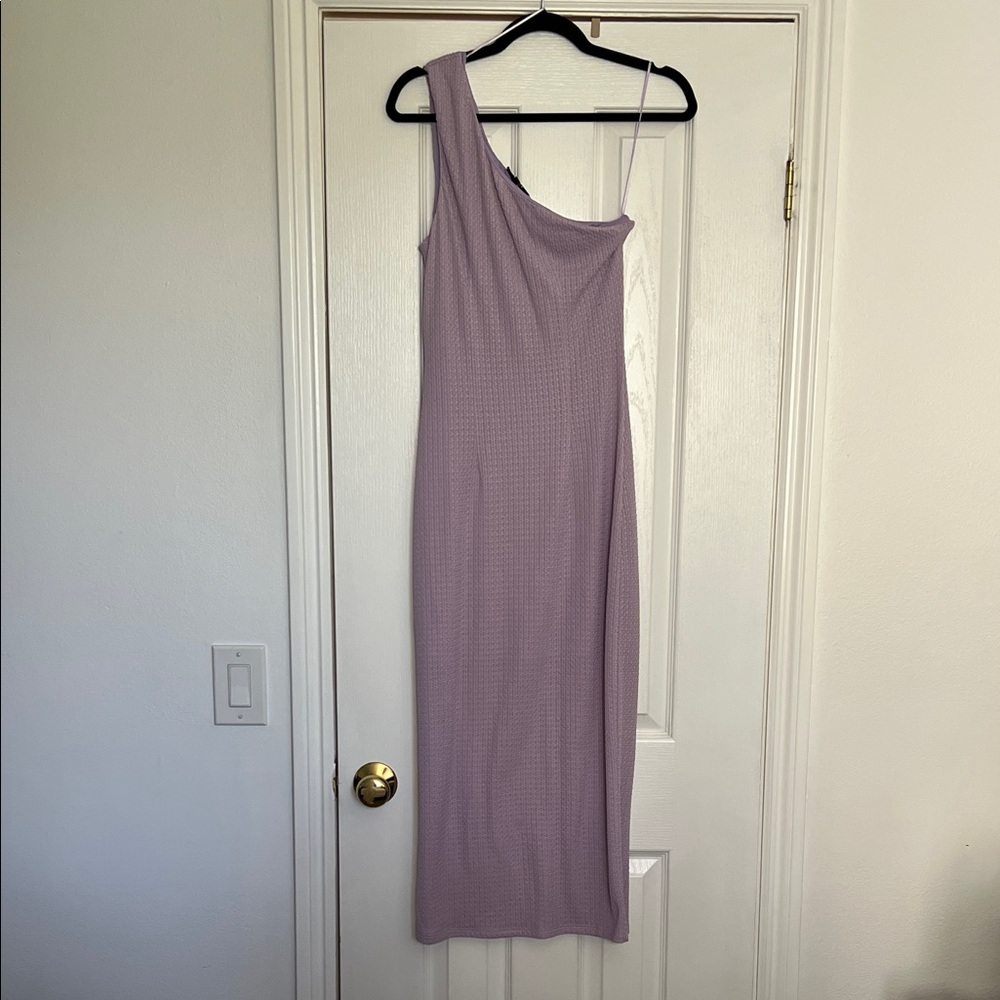 Vici One-Shoulder Lavender Dress